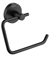 Бумагодержатель Aquatek AQ4118MB Европа квадратный, черный матовый