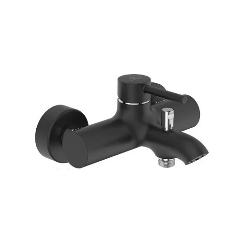 Смеситель Ideal Standard BC675U4 Kolva для ванны/душа, черный/хром Смеситель Ideal Standard BC675U4 Kolva для ванны/душа, черный/хром