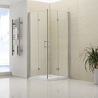 Душевой угол RGW LE-36 06123600-11 Leipzig квадратный 100х100х195 см, прозрачное стекло