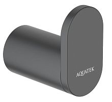 Крючок Aquatek AQ4425MB Лира, черный матовый