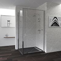 Душевой угол RGW PA-44 04084490-51 Passage прямоугольный 90х100х185, (87-100)х100х185 см, стекло - шиншилла