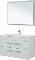 Комплект мебели Aquanet 00281160 Августа для ванной комнаты, белый