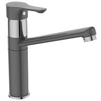 Смеситель Ideal Standard BC813U8 Alpha для кухонной мойки, Grey Pearl/Chrome (хром) matt (серый жемчуг/хром матовый) Смеситель Ideal Standard BC813U8 Alpha для кухонной мойки, Grey Pearl/Chrome (хром) matt (серый жемчуг/хром матовый)
