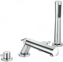 Смеситель Kludi 384240576 Bozz для ванны/душа на 4 отверстия, ручки крест, хром Смеситель Kludi 384240576 Bozz для ванны/душа на 4 отверстия, ручки крест, хром