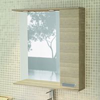 Зеркальный шкаф Comforty 00003130375 Марио 90х85 см, сосна лоредо Зеркальный шкаф Comforty 00003130375 Марио 90х85 см, сосна лоредо