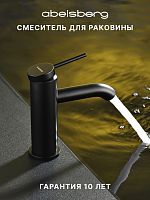 Смеситель для раковины ABELSBERG Fluida ERF22001MB