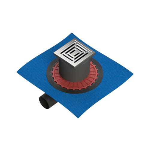 Душевой трап Vitra 59980107000 Square, 15x15 см, горизонтальный, хром