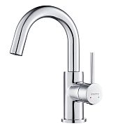 Смеситель Aquatek AQ1307CR Европа для раковины, без донного клапана, хром
