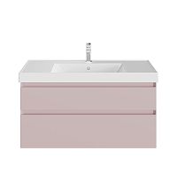 Тумба Kerama Marazzi CU.100\MAL Cubo под раковину подвесная 100х47 см, мальва матовый Тумба Kerama Marazzi CU.100\MAL Cubo под раковину подвесная 100х47 см, мальва матовый