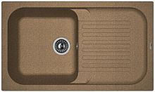 Мойка для кухни Florentina 20.225.D0860.105 Арона 86х51 см, с крылом, коричневая