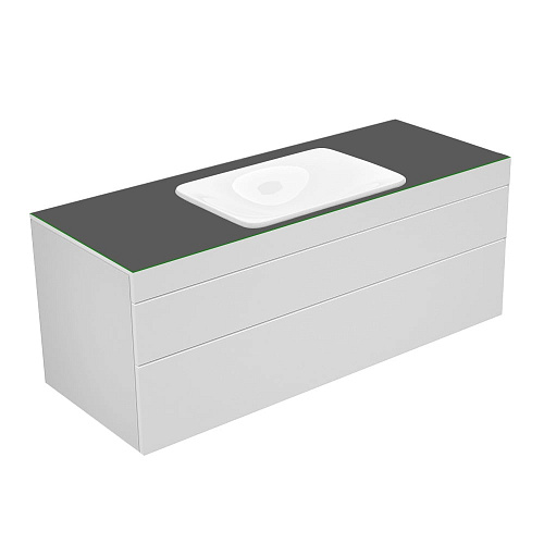 Тумба Keuco 31573710000 Edition 400 под умывальник 140х53.5 см, белый/стеклое матовое антрацит купить недорого в интернет-магазине Керамос Тумба Keuco 31573710000 Edition 400 под умывальник 140х53.5 см, белый/стеклое матовое антрацит купить недорого в интернет-магазине Керамос