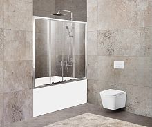 BelBagno UNIQUE-VF-2-150/180-140-C-Cr Шторка на ванну BelBagno UNIQUE-VF-2-150/180-140-C-Cr Шторка на ванну