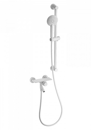 Смеситель для ванны с душевым гарнитуром Wonzon & Woghand WW-FE05L222-MW Смеситель для ванны с душевым гарнитуром Wonzon & Woghand WW-FE05L222-MW