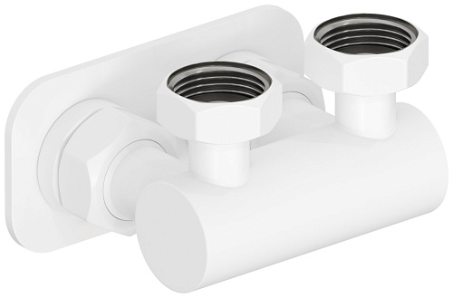 Модуль Сунержа 30-1538-3434, 2х3/4" угловой EU50, матовый белый