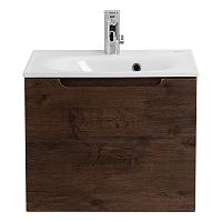 База BelBagno ETNA-600-1C-SO-RW-P под раковину 60х40 см, подвесная с одним ящиком, Rovere Moro (темный дуб)