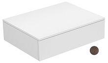 Тумба Keuco 31740860000 Edition 400 боковая 70х53.5 см, антрацитовый дуб/антрацитовый дуб