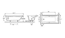 Панель для ванны, фронтальная Jacob Delafon Hors E6116-00