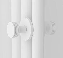 Вешалка Сунержа 30-2010-0004 Каньон двойная для ДР Хорда, матовый белый