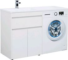 Тумба с раковиной Aquanet 00239215 Токио, 130х48 см, белая Тумба с раковиной Aquanet 00239215 Токио, 130х48 см, белая