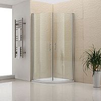 Душевой угол RGW LE-53 06125399-11 Leipzig полукруглый 90х90х195 см, прозрачное стекло