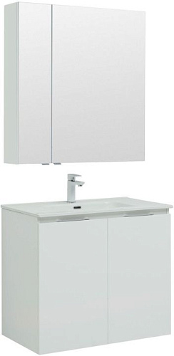 Комплект мебели Aquanet 00274207 Алвита New для ванной комнаты, белый купить недорого в интернет-магазине Керамос