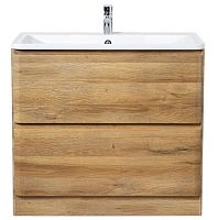 База BelBagno ALBANO-800-2C-PIA-RR под раковину 80х45 см, напольная, Rovere Rustico (дуб Rustico)