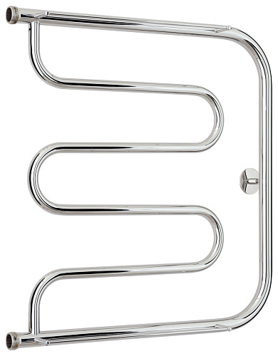 Полотенцесушитель водяной Сунержа 00016-6060 Тандем Стилье 2П 600х600 мм, резьба-сгон 1", без покрытия