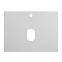 Столешница BelBagno KEP-60-BO, 60 см из керамогранита, Bianco Opaco (белый матовый)