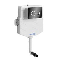 Смывной бачок WasserKraft 10TLT.031.ME.PB01 Aller встраиваемый + кнопка смыва, белый