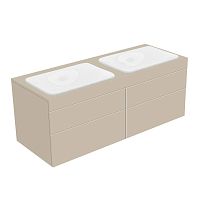 Тумба Keuco 31575450000 Edition 400 под умывальник 140х53.5 см, кашемир/кашемир