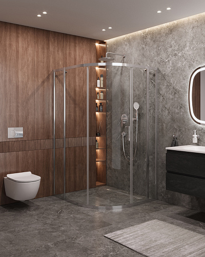 Душевой уголок CEZARES MOLVENO-RH-11-130/120-C-Cr-IV Душевой уголок CEZARES MOLVENO-RH-11-130/120-C-Cr-IV