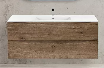 База Vincea VMC-2MC120VO Mia под керамическую раковину, 120х50 см, подвесная, V.Oak (дуб винтаж)