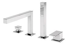 Смеситель на борт ванны Cezares Porta PORTA-BVDM4-SS