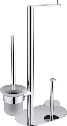 Стойка Deante ADR_0732 Round с держателем для туалетной бумаги и ершиком, хром - купить в Санкт-Петербурге, цена на Стойка Deante ADR_0732 Round с держателем для туалетной бумаги и ершиком, хром в интернет-магазине Керамос Стойка Deante ADR_0732 Round с держателем для туалетной бумаги и ершиком, хром купить недорого в интернет-магазине Керамос