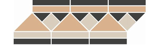 Неглазурованный керамогранит TOPCER Victorian Designs EdinburgBorder42.1x16.9 купить недорого в интернет-магазине Керамос