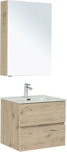 Комплект мебели Aquanet 00274209 Алвита New для ванной комнаты, коричневый купить недорого в интернет-магазине Керамос
