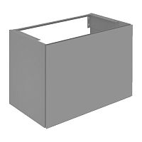 Тумба Keuco 32962290000 Plan под умывальник 80х49 см, инокс матовый/инокс матовый