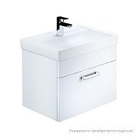 Тумба, 60 см, подвесная, белая, New Mirro, IDDIS, NMIR60Wi95. Подходит умывальник 0016000U28