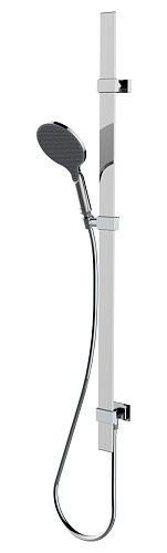 Душевой комплект Bossini D48086.030 Apice с ручным душем, держателем, шланговым подсоединением и шлангом, хром