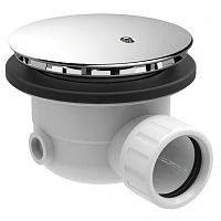 Слив Ideal Standard J3417AA для керамических и акриловых душевых поддонов ?90 мм, Chrome (хром) Слив Ideal Standard J3417AA для керамических и акриловых душевых поддонов ?90 мм, Chrome (хром)