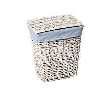 Корзина для белья WasserKRAFT WB-450-M Lippe 43х30 см, белая Корзина для белья WasserKRAFT WB-450-M Lippe 43х30 см, белая