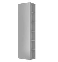 Шкаф-пенал Keuco 32932290001 Plan высокий 175х48 см, петли слева, инокс матовый/инокс матовый