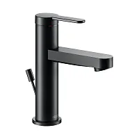Смеситель Keuco 59502373000 IXMO для умывальника однорычажный, излив 10 см, черный матовый