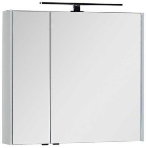 Зеркальный шкаф Aquanet 00179635 Латина без подсветки, 80х75 см, белый купить недорого в интернет-магазине Керамос