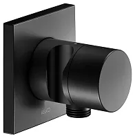 Запорный вентиль Keuco 59541370202 IXMO встраиваемый с выводом для шланга и держателем лейки DN 15, черный матовый Запорный вентиль Keuco 59541370202 IXMO встраиваемый с выводом для шланга и держателем лейки DN 15, черный матовый