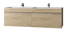 Тумба под раковину Velvex tpPUL.140-25 Pulsus 48х140 см, дуб сонома