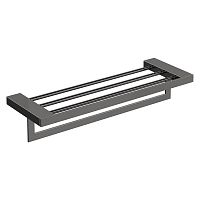 Полка для полотенец Boheme Qubic 10737-SGM