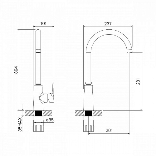 Смеситель для кухни IDDIS Cloud CLOWG00i05 купить недорого в интернет-магазине Керамос Смеситель для кухни IDDIS Cloud CLOWG00i05 купить недорого в интернет-магазине Керамос