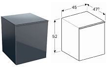 Сет № 1862 500.618.JK.2, Шкафчик боковой (Lava)