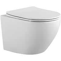 Унитаз подвесной Aquatek AQ1901-00 Европа 53х36 см, безободковый, белый